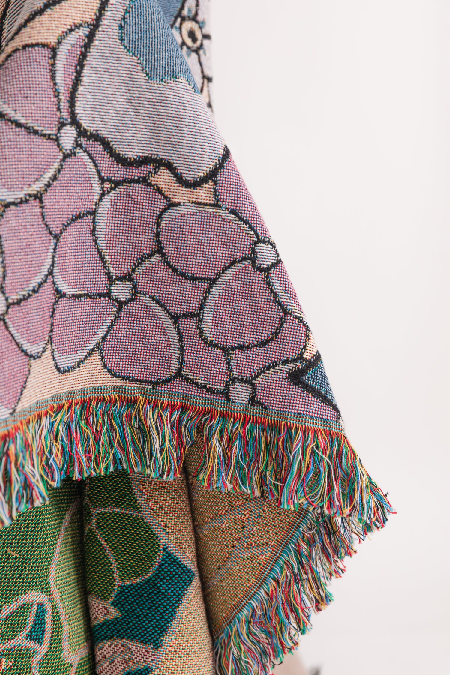Floral Bloom Throw Blanket - Sunrise