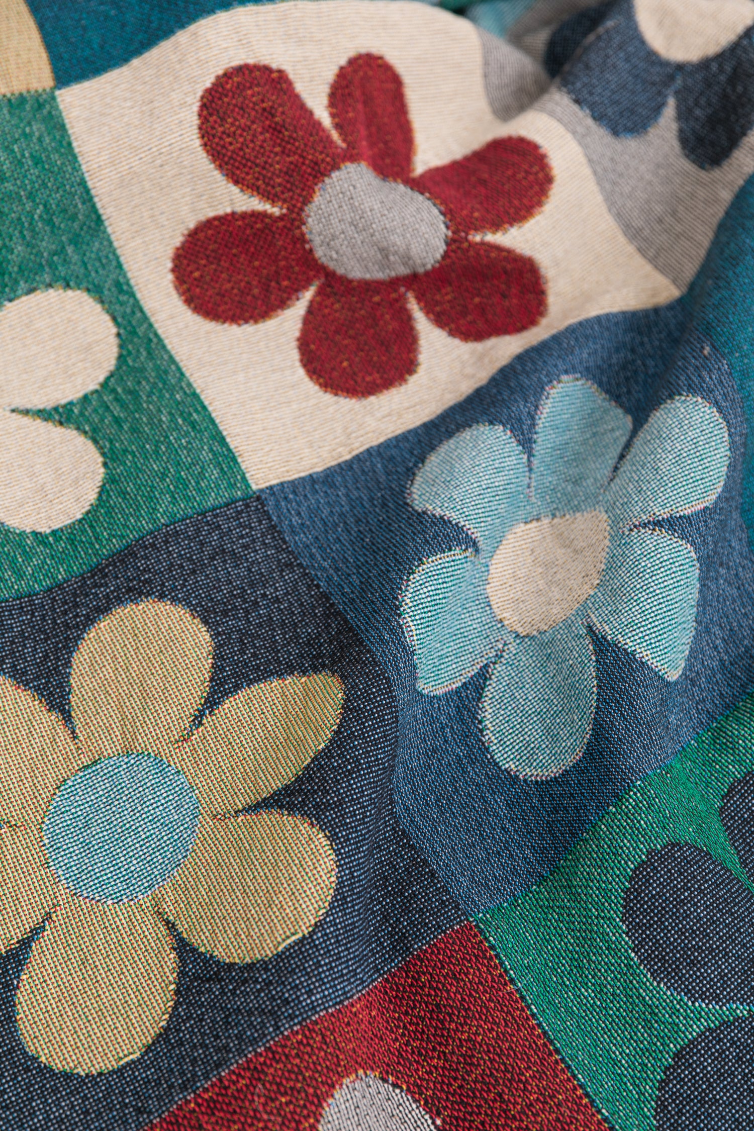 Floral Patchwork Blanket