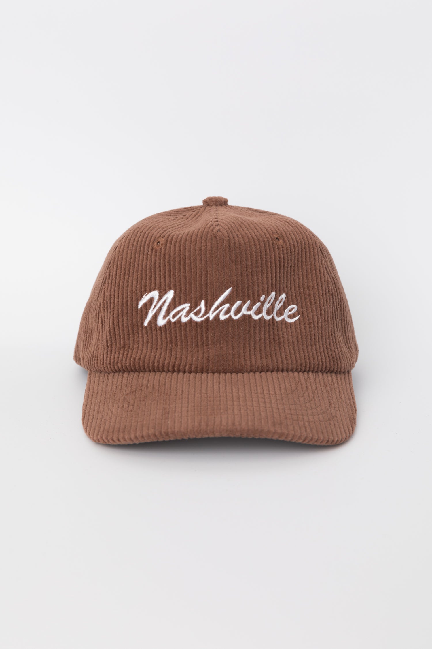 Nashville Corduroy Snapback Hat Brown