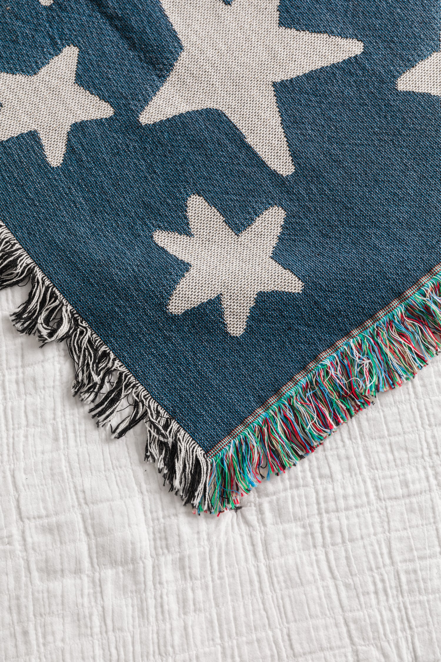 Night Sky Star Pattern Throw Blanket
