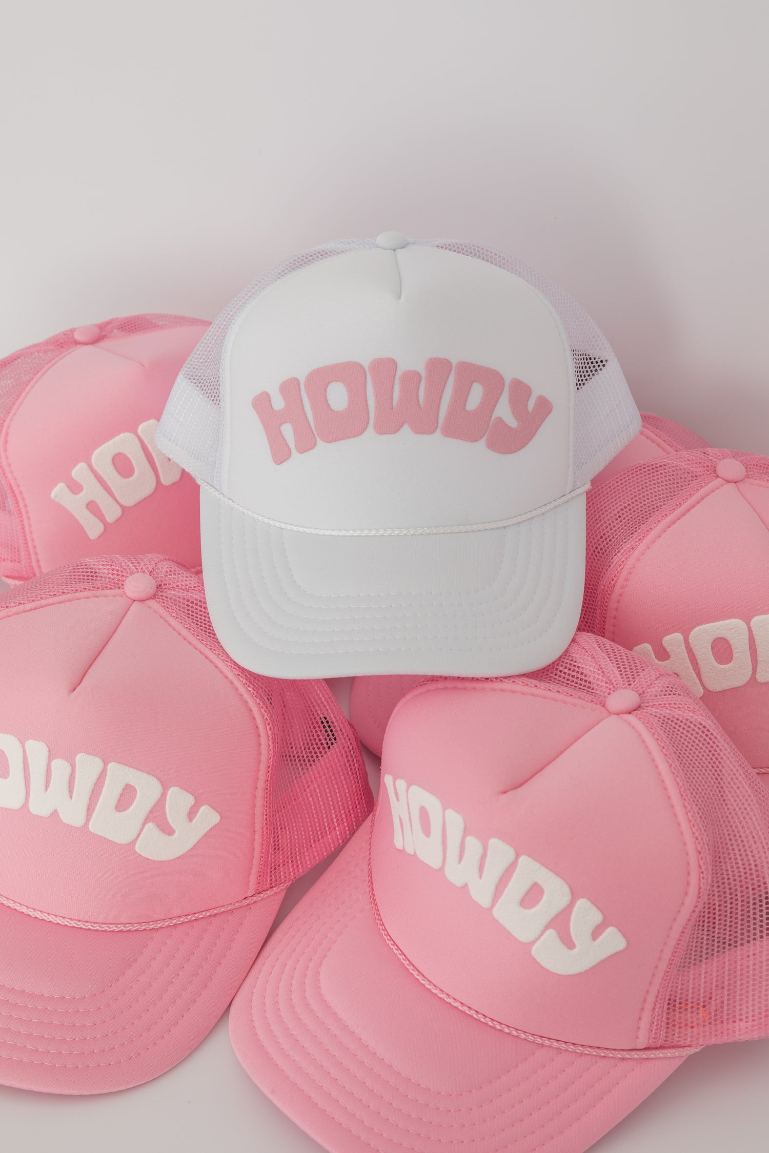 Howdy Trucker Hat White
