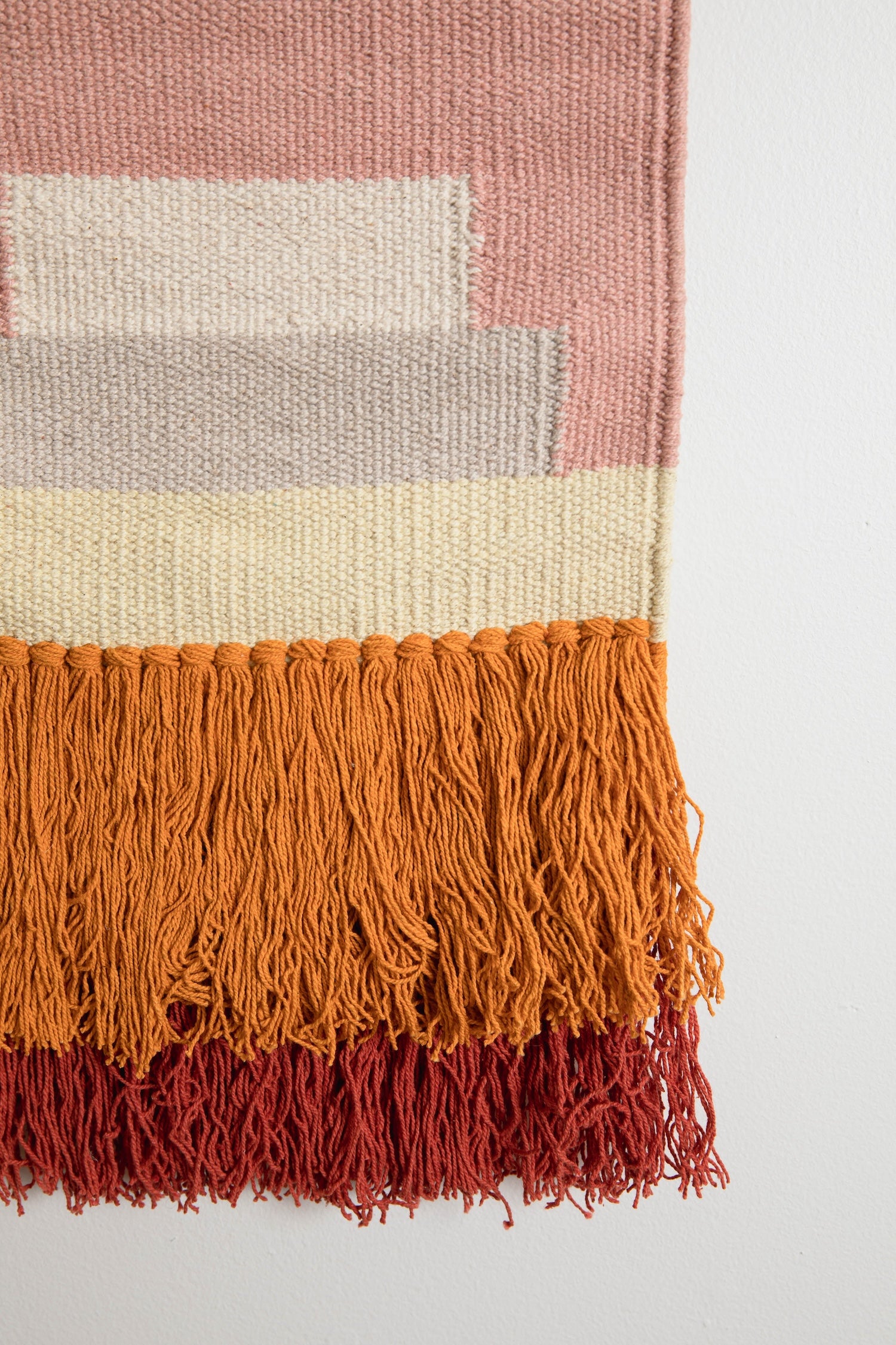 Sunrise Woven Wall Hanging Side