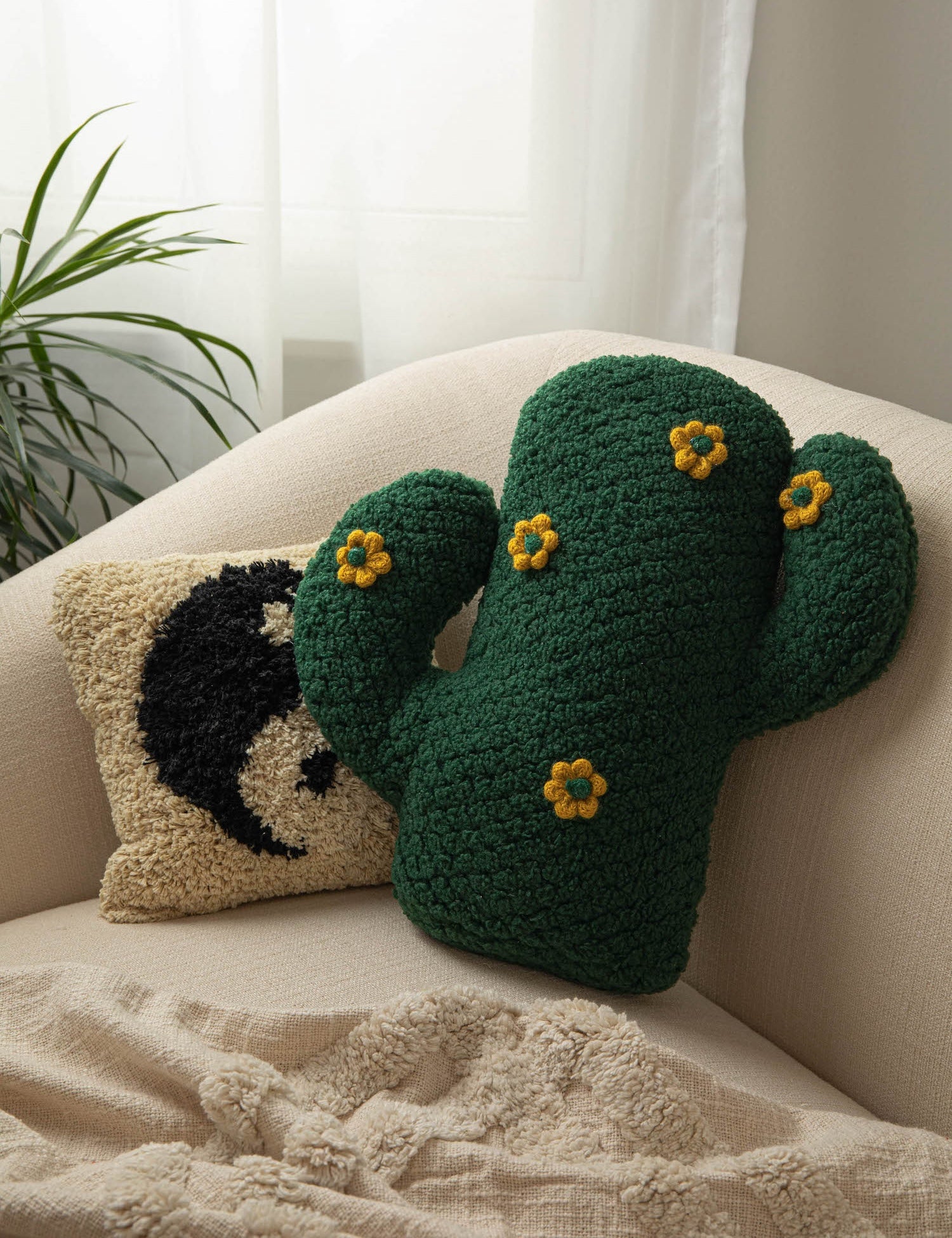 Cactus Throw Pillow