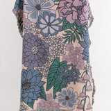 Floral Bloom Throw Blanket - Sunrise