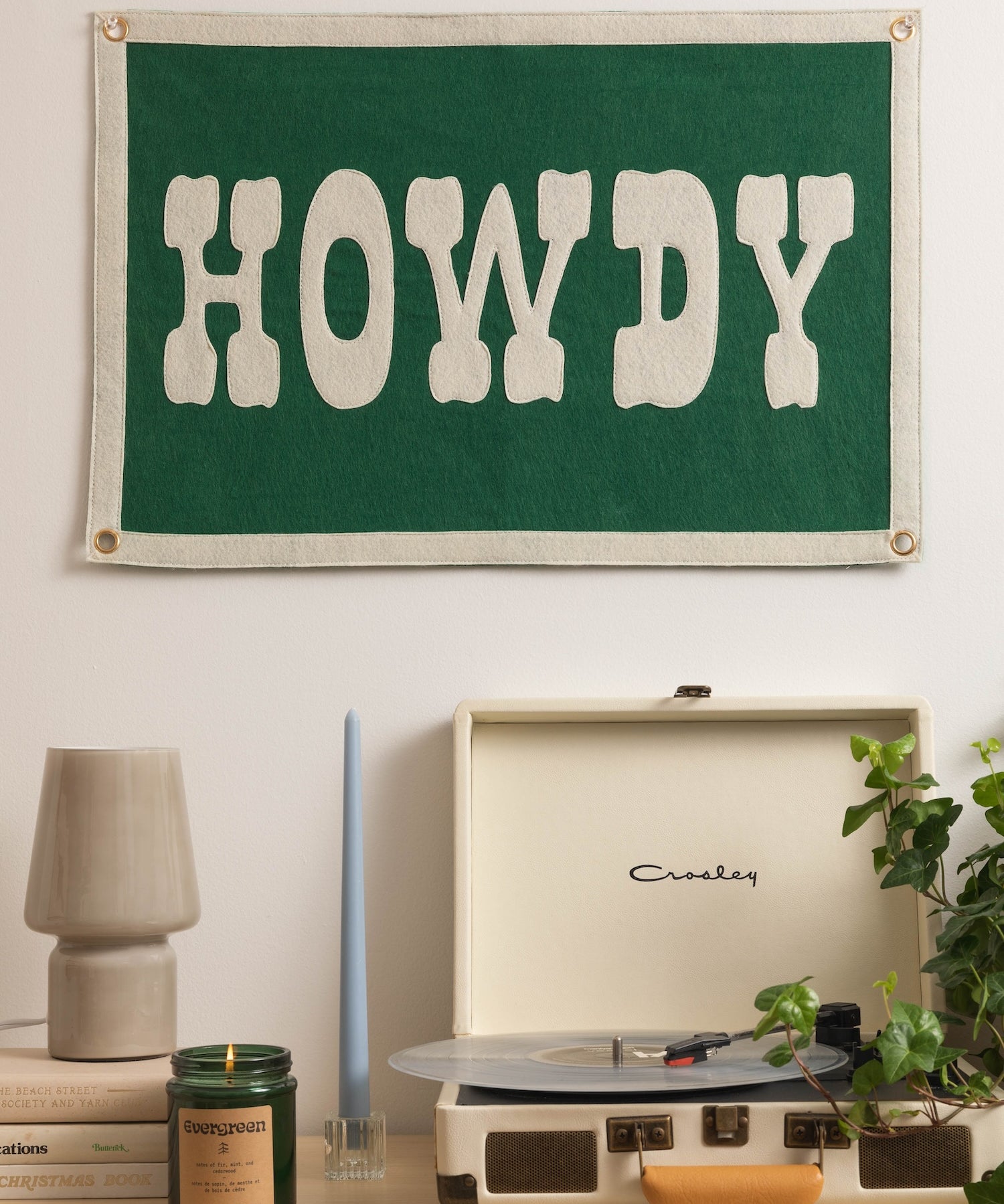 Howdy Pennant Camp Flag