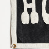 Howdy Pennant Flag - Black