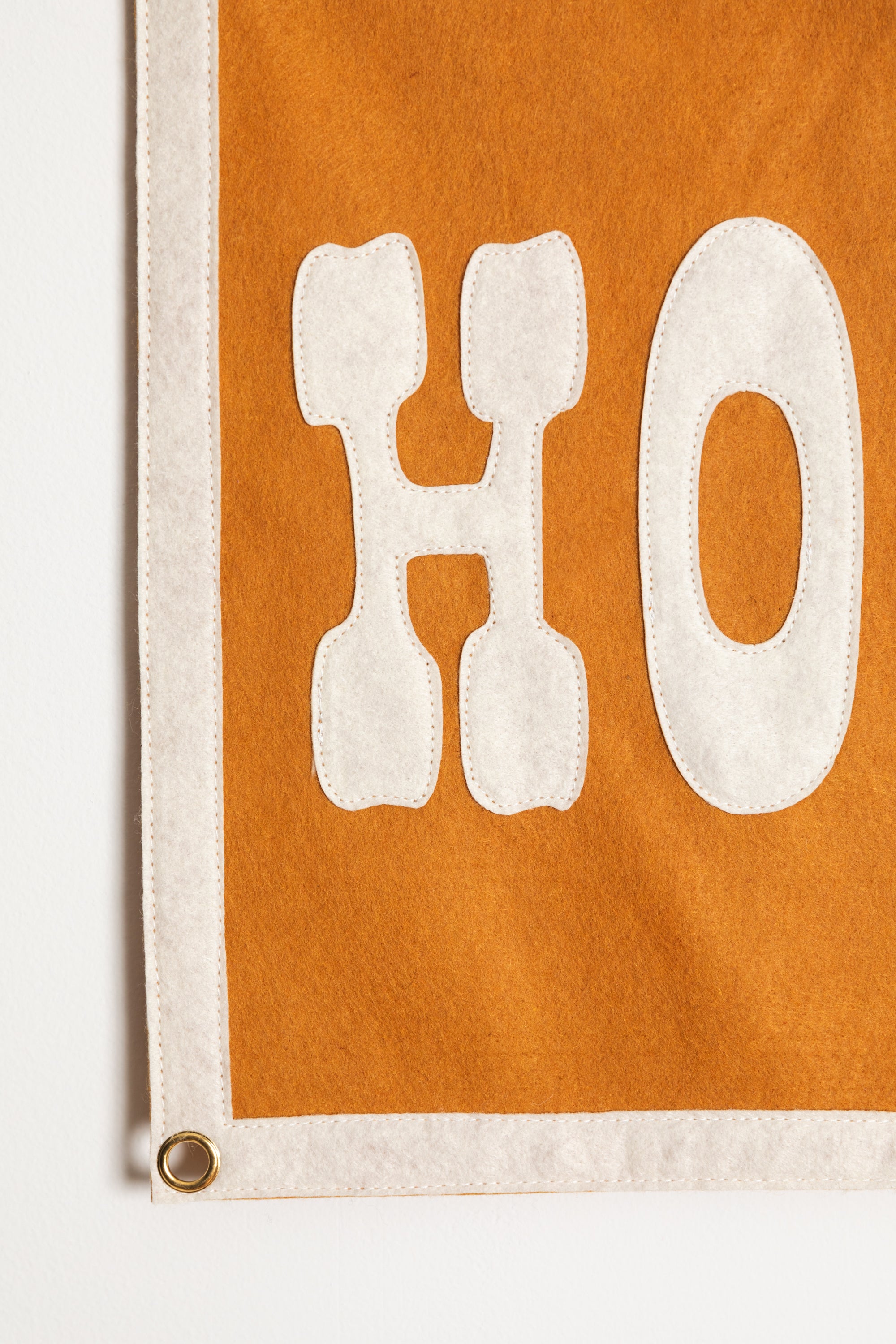 Howdy Pennant Flag - Desert Orange