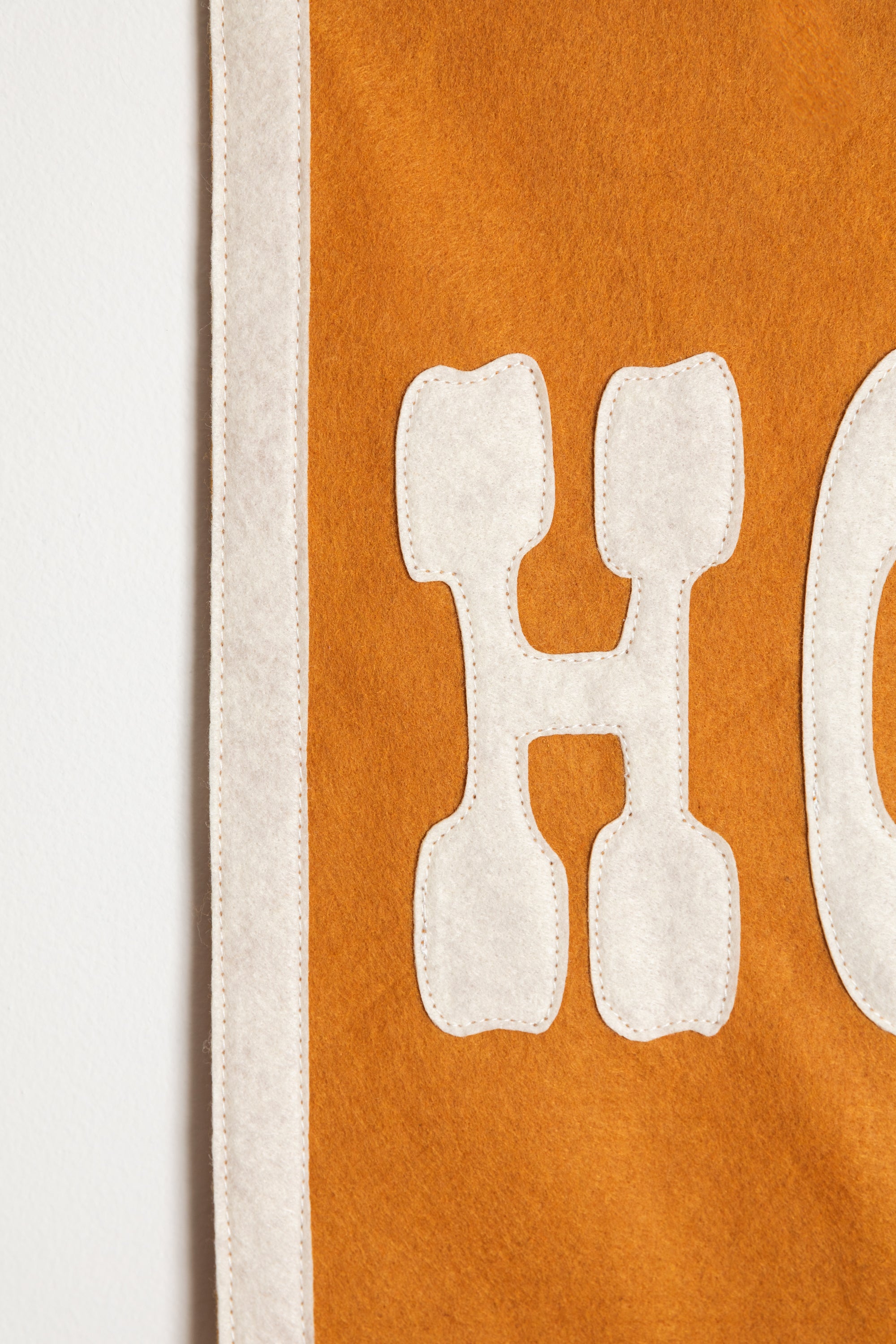 Howdy Pennant Flag - Desert Orange