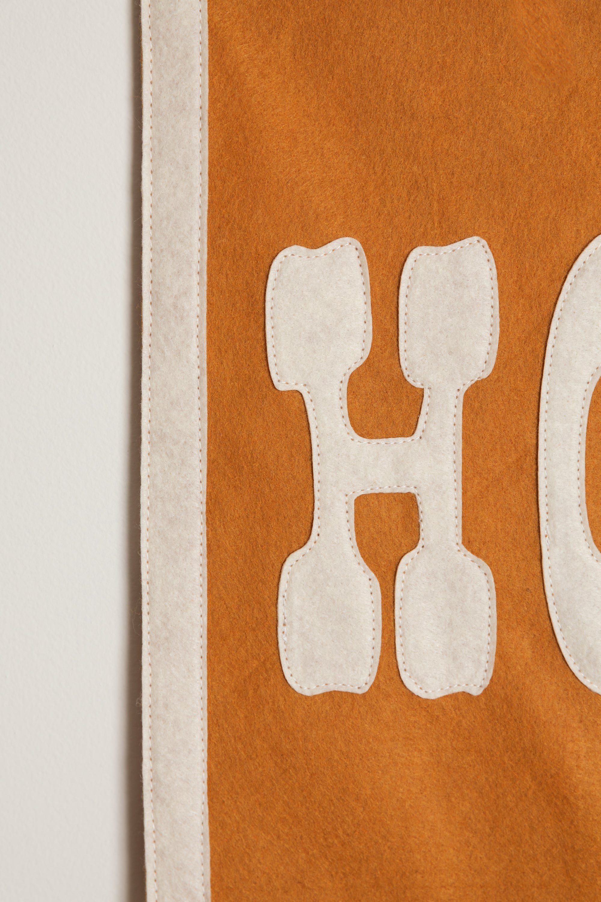 Howdy Pennant Flag - Desert Orange