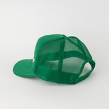 Howdy Trucker Hat Kelly Green/Pink Back