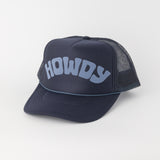 Howdy Trucker Hat Navy/Blue Front
