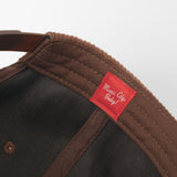 Nashville Corduroy Snapback Hat Brown