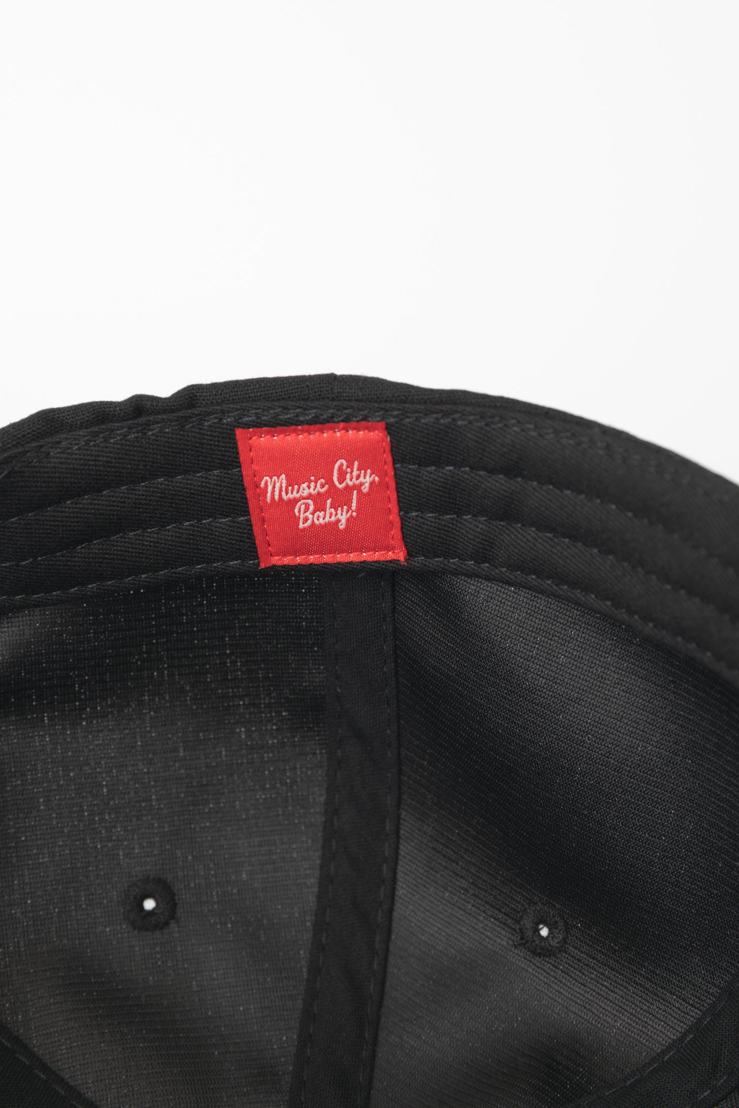 Nashville "NASH" Snapback Hat Black/Red