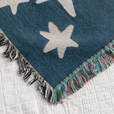 Night Sky Star Pattern Throw Blanket