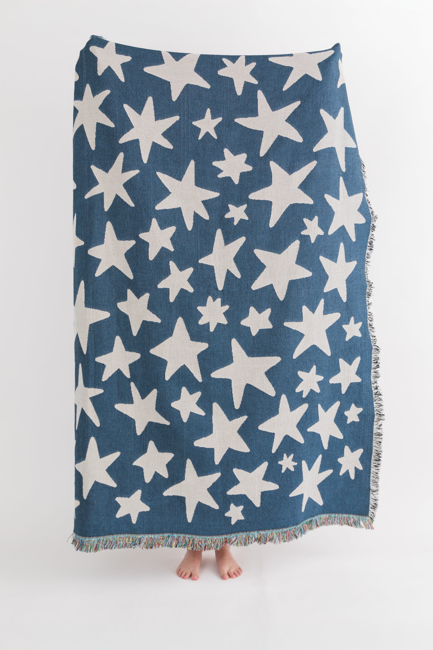 Night Sky Star Pattern Throw Blanket