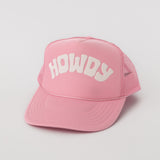 Howdy Trucker Hat Pink