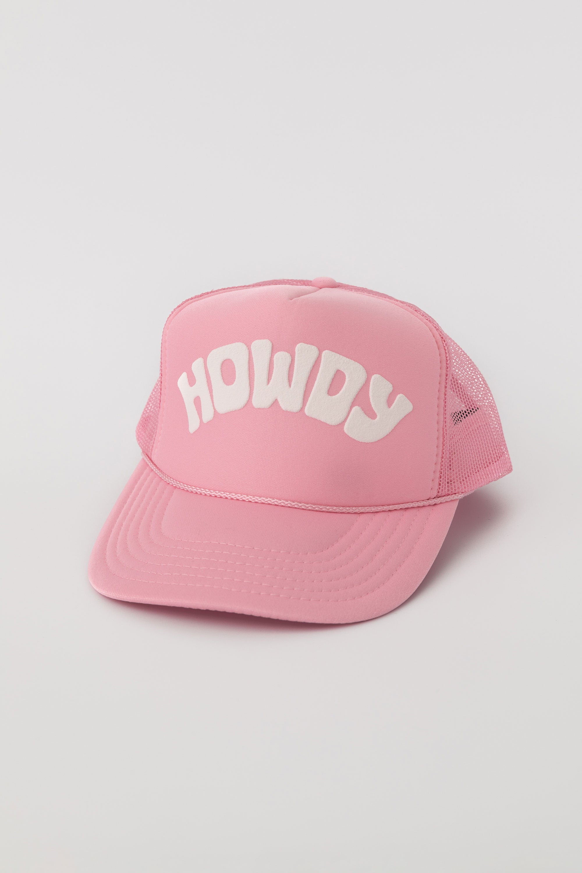 Howdy Trucker Hat Pink