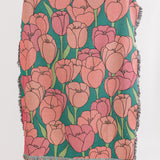 Tulip Floral Throw Blanket