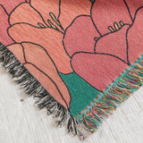 Tulip Floral Throw Blanket