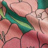 Tulip Floral Throw Blanket