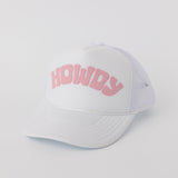 Howdy Trucker Hat White Front