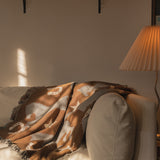 Wild Horse Western Throw Blanket - Brown