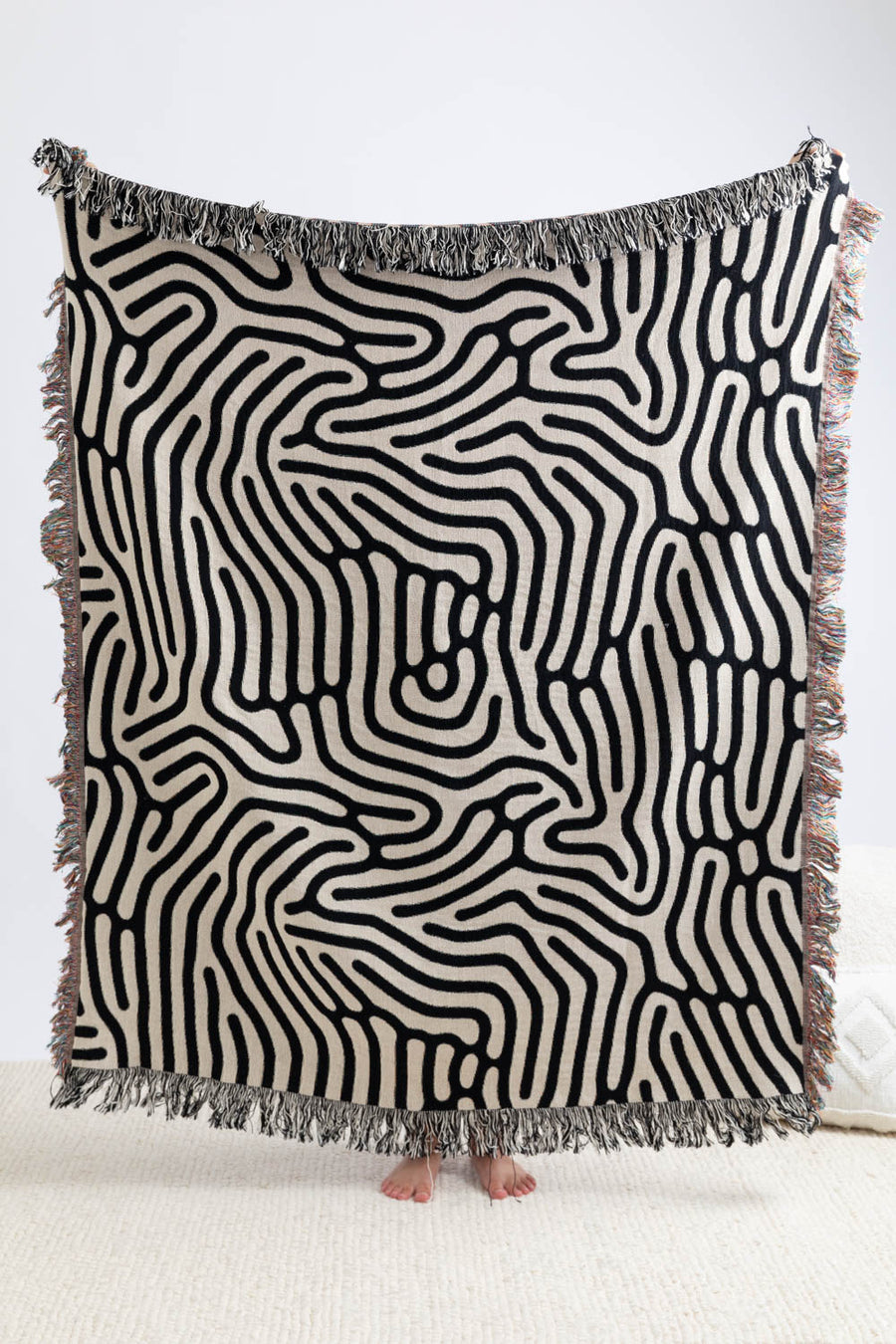 Abstract Modern Art Throw Blanket 50x60