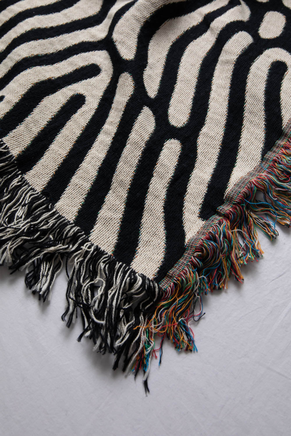 Abstract Modern Art Throw Blanket Close Up